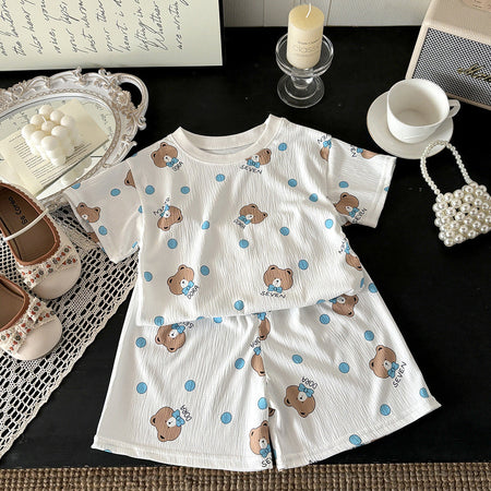 Sleepwear Collection: Elastic "Cloud Wrinkle" Cotton Suit – Kids Fashion Nepal | Tudoholic