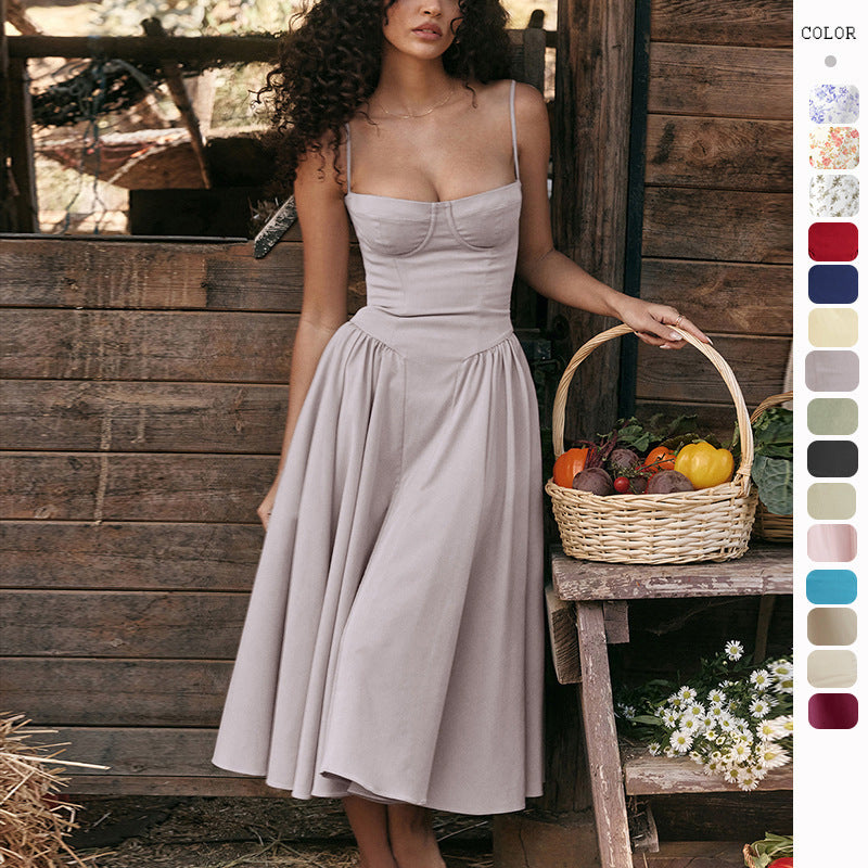 Women’s French-Style Retro Long Skirt