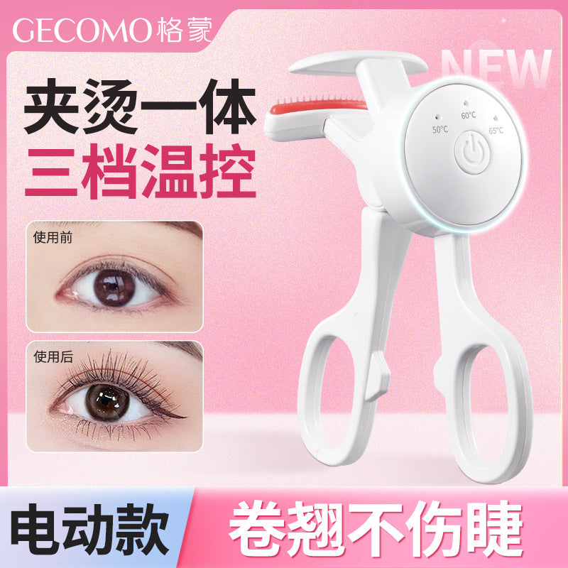 Gecomo Electric Heated Eyelash Curler – Rechargeable with