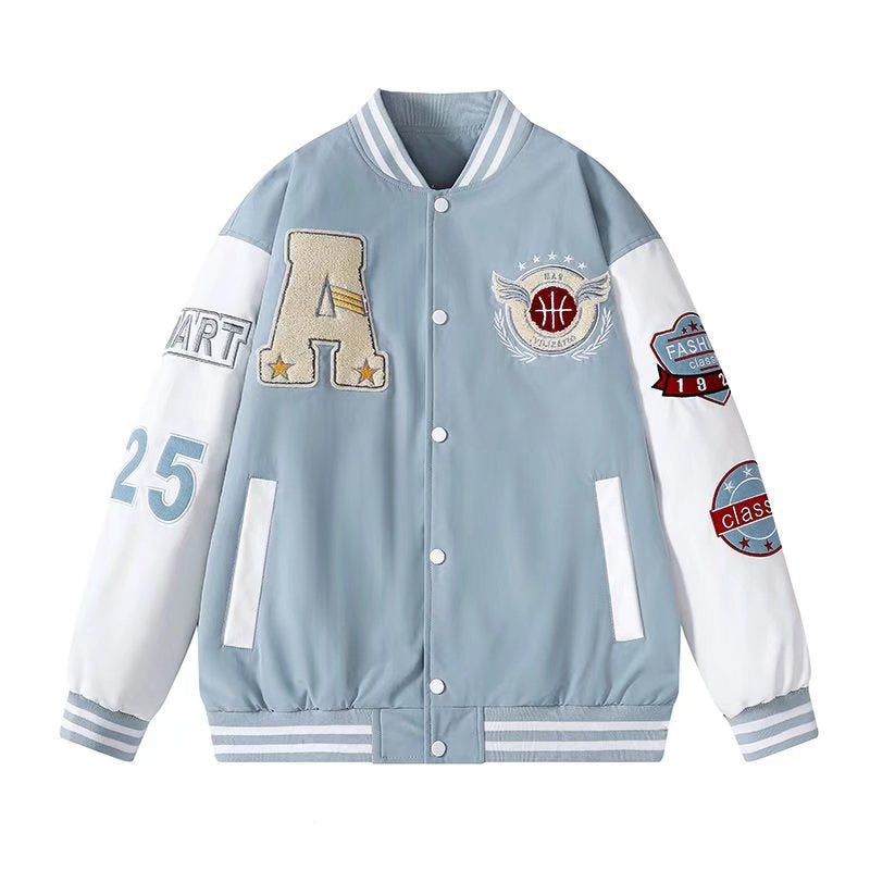 Men's Plus Size Baseball Jacket – Spring Summer Streetwear
