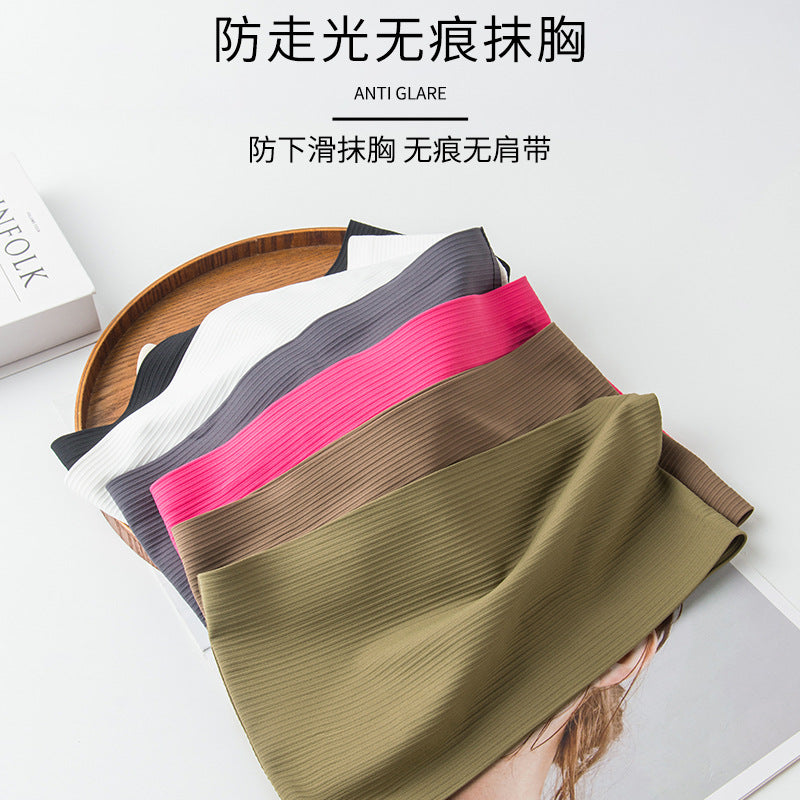 (Pack of 4)-Seamless Tube Top Bra – Comfy, Breathable & Padded