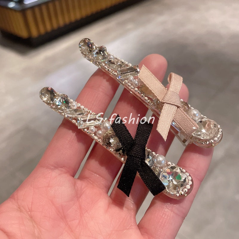 Advanced Crystal Bow Hairpin – Fashion Bangs & Side Clip