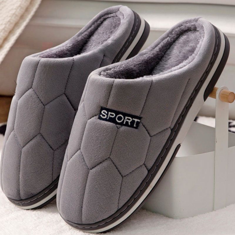 Autumn & Winter Cotton Slippers Men’s Indoor Non-Slip