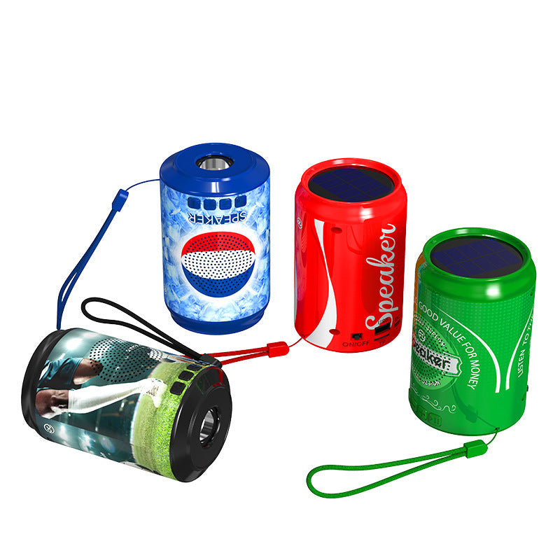 DV-16 Can-Shaped Solar Mini Bluetooth Speaker
