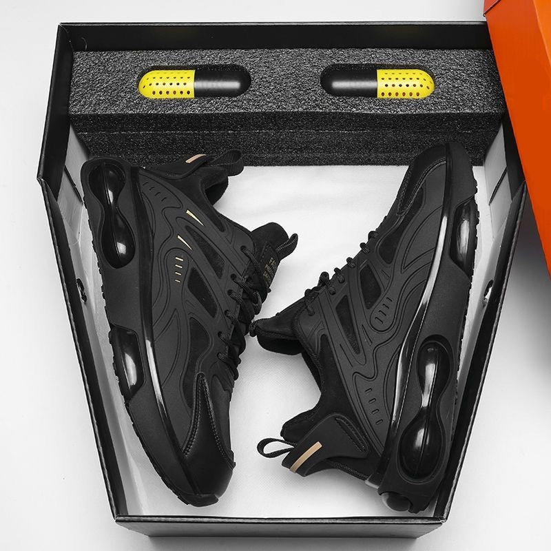 Men’s Spring Autumn Breathable Athletic Thick-Soled Sneakers