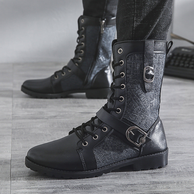 INSTOCK-Leather Boots for Men 2025 | Warm & Rugged Style