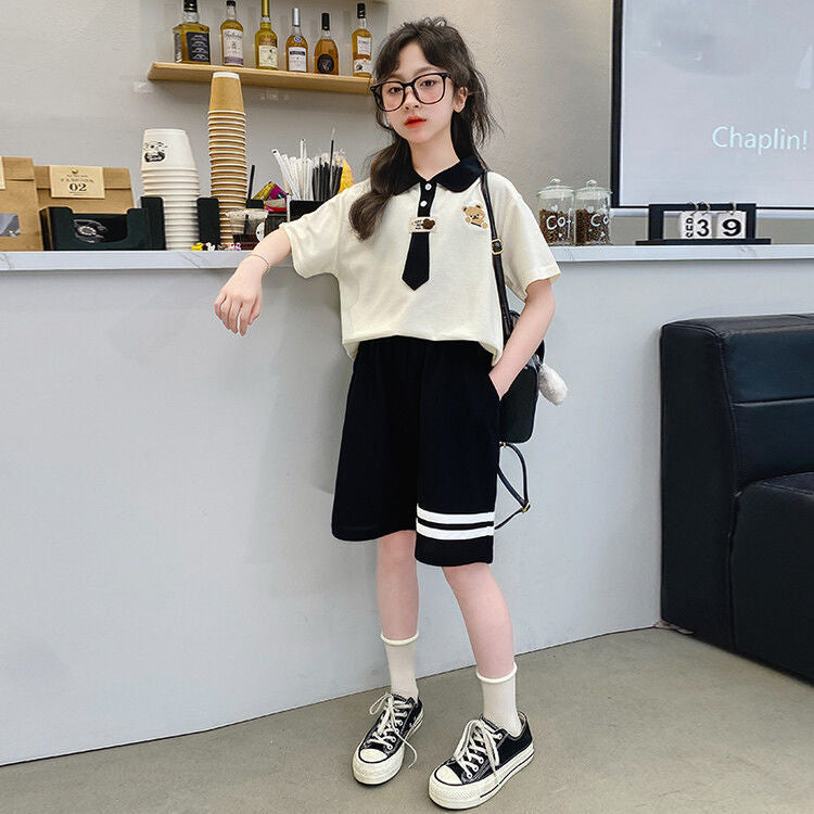 Girls Summer College Style Set – Casual Two-Piece Outfit – Outfit Sets – Image 6