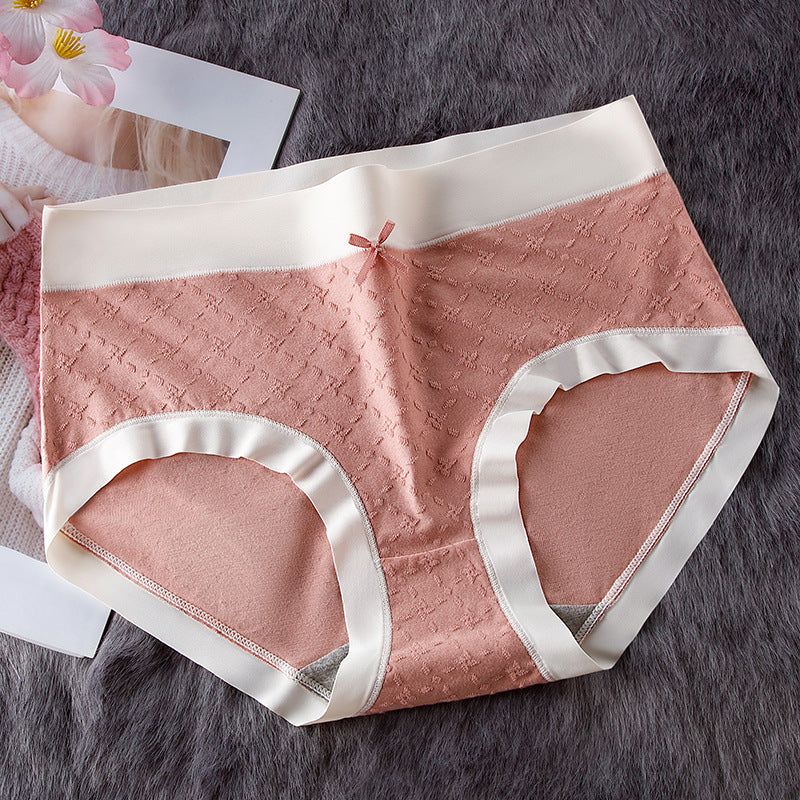 Japanese Style Women's Mid-Waist Cotton  Underwear (Pack of 2 )