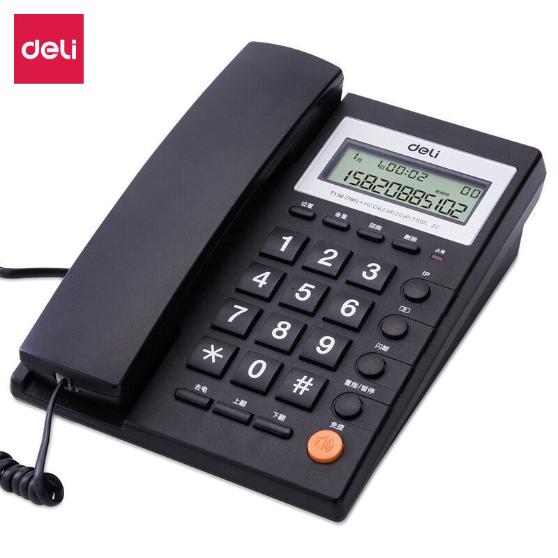 Deli 785 Wall-Mounted Landline Phone with Caller ID