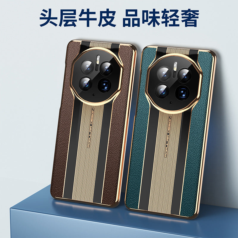 Porsche Leather Huawei Mate 50 Case