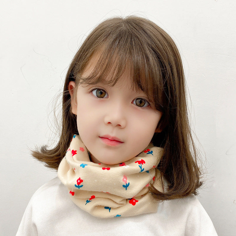 Korean Style Kids Neck Scarf Warm Windproof Baby Cover Soft.