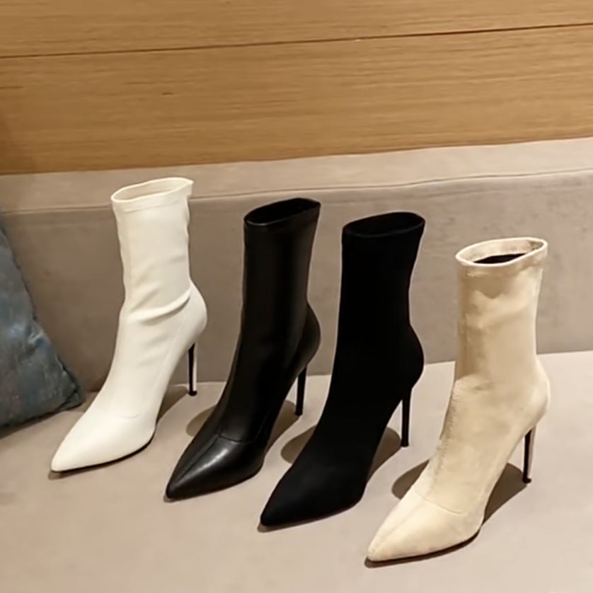 Pointed Toe Sock Boots for Women – Stylish & Comfortable