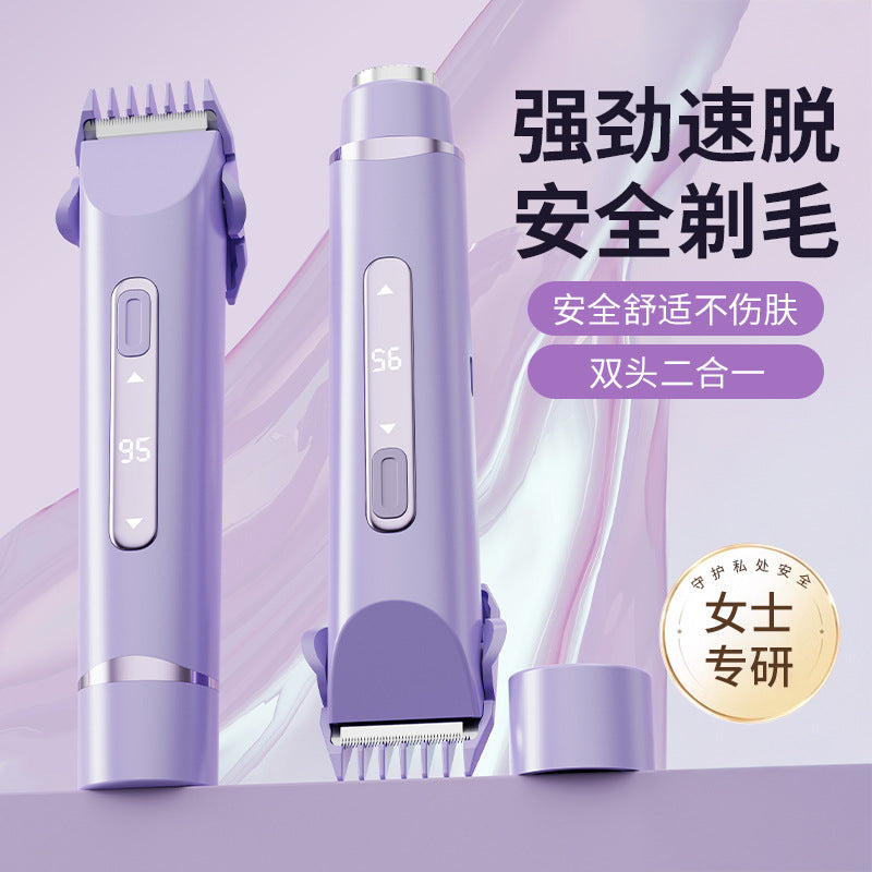 Digital Display Multi-Head Electric Shaver for Women