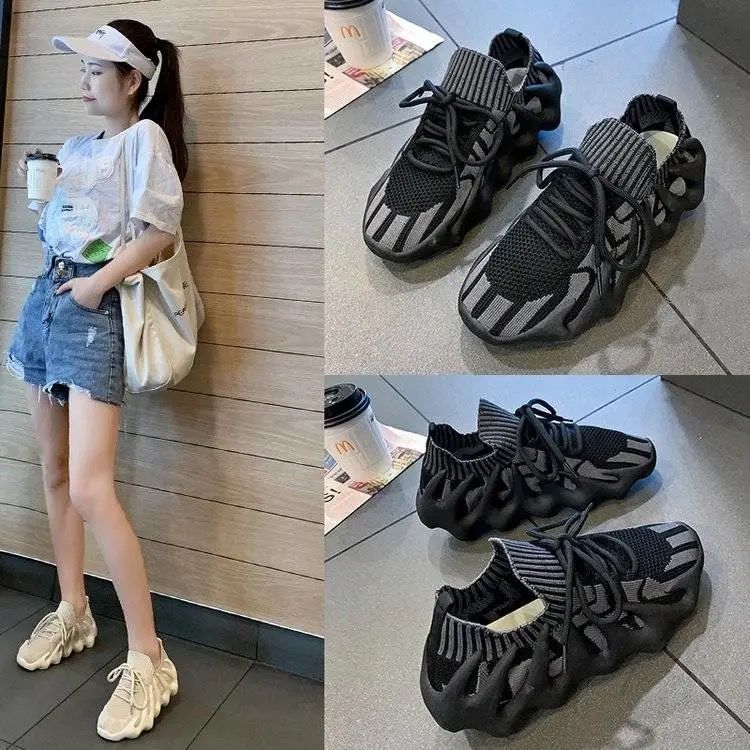 Octopus Korean Style Breathable Flying Knit Sneakers