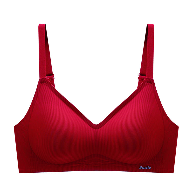STOCK-Jelly Strip Push-Up Bra – No-Cut, Wireless Latex Bra for
