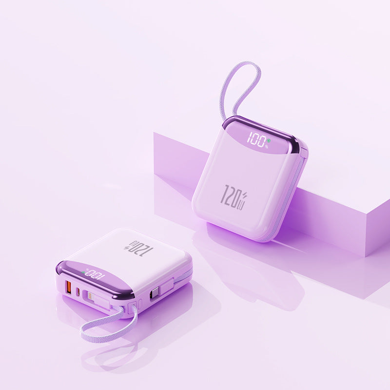 STOCK-120W 20000mAh Built-In Cable Power Bank