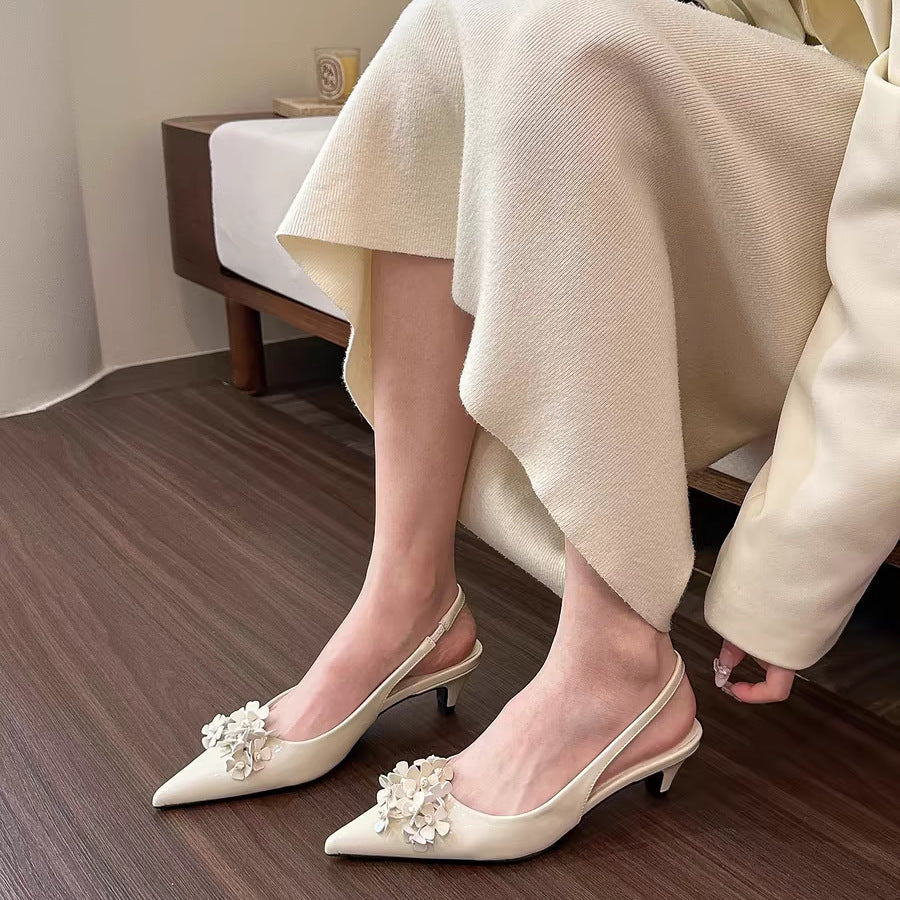 INSTOCK-French Style Stiletto Sandals