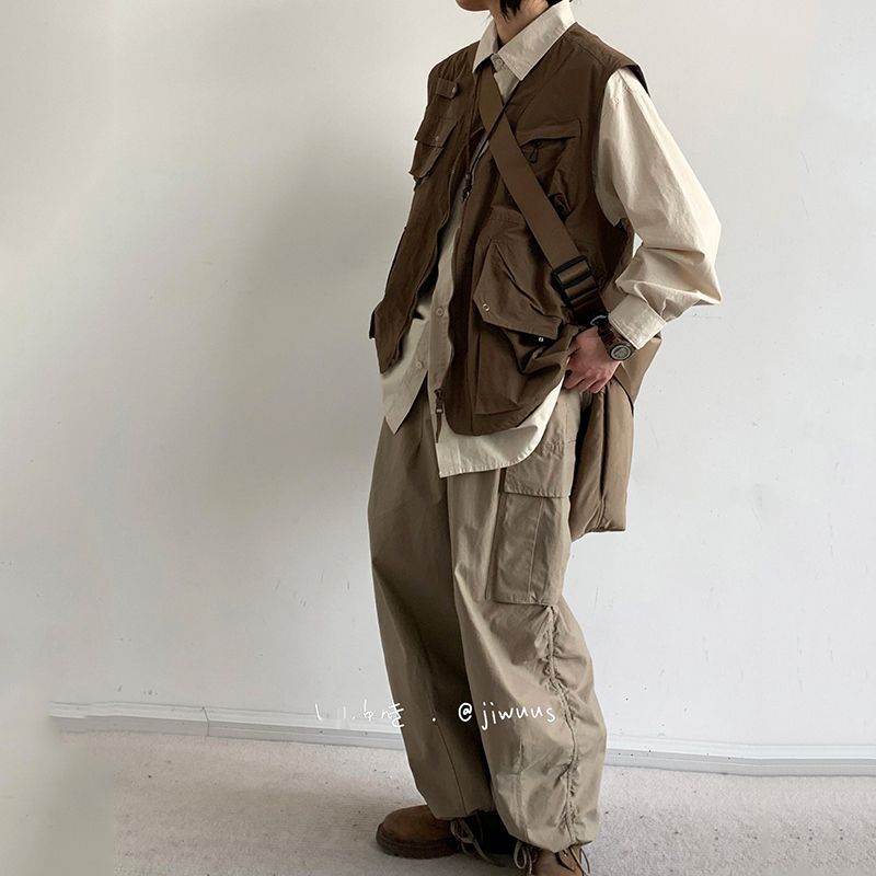 Japanese Multi-Pocket Tooling Vest – Outdoor Tactical Vest for