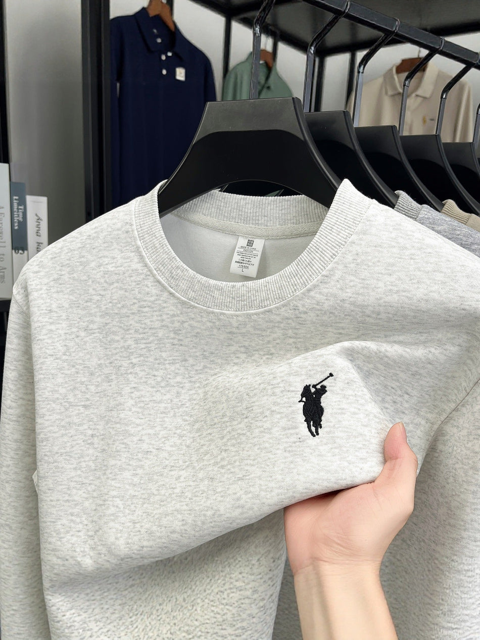 Men’s Embroidered Pony Logo Crewneck Sweatshirt