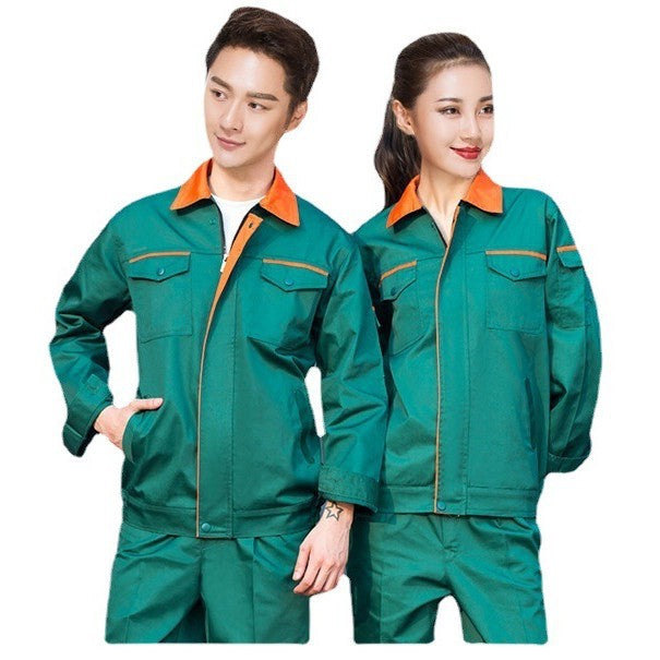Green Work Clothes Suit Men’s Garden Maintenance Wear