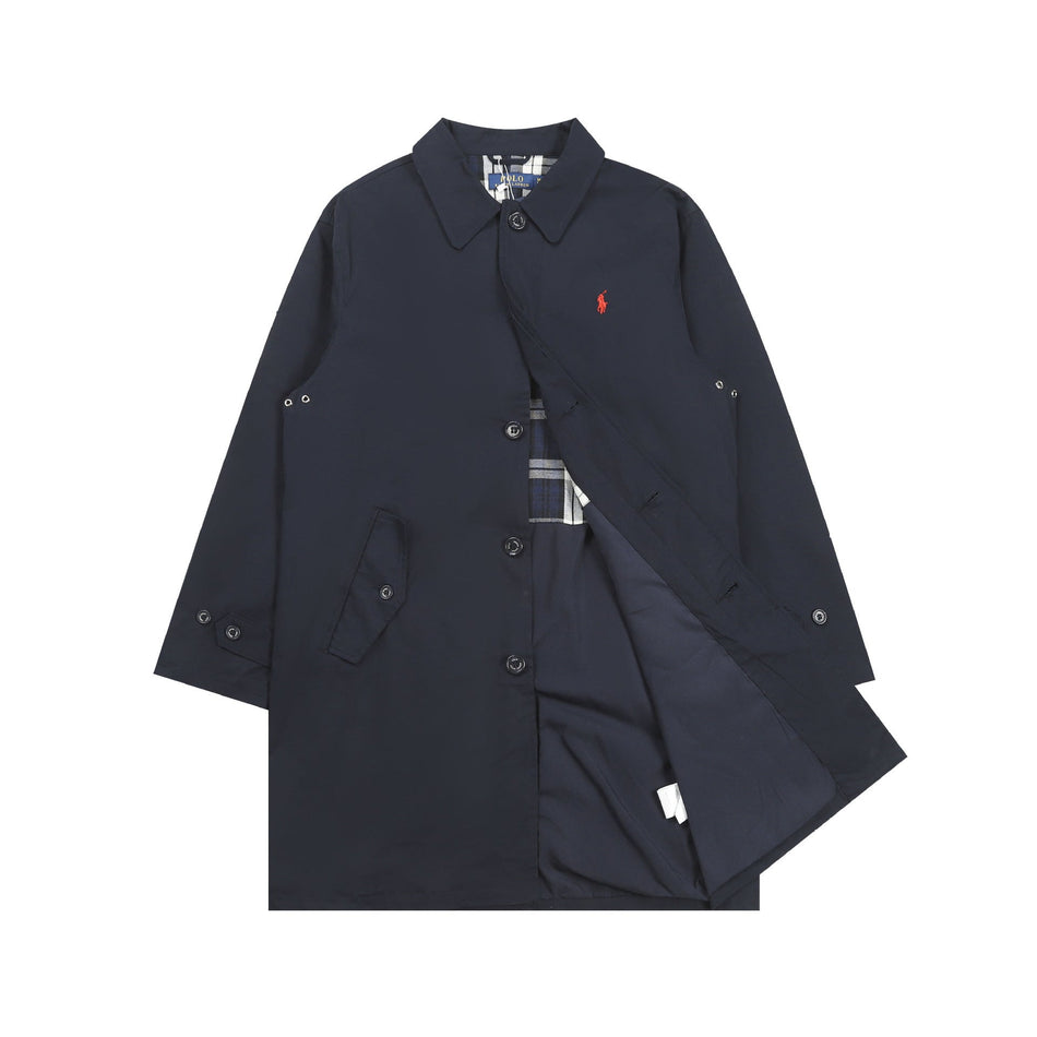 Vintage British Long Trench Coat