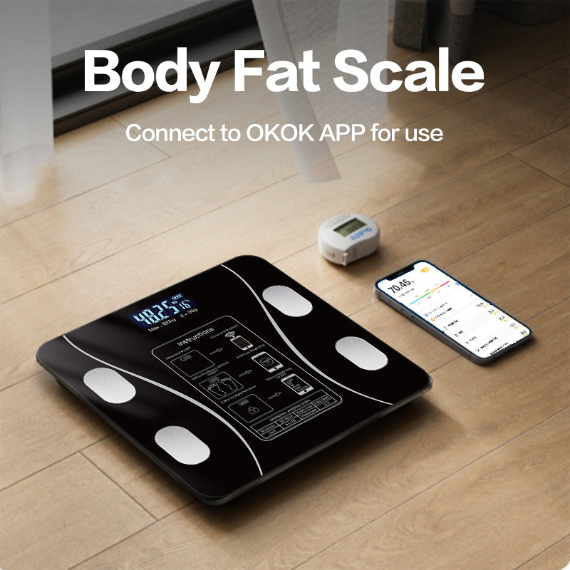 Bluetooth Smart Body Fat Scale Home Use Men & Women