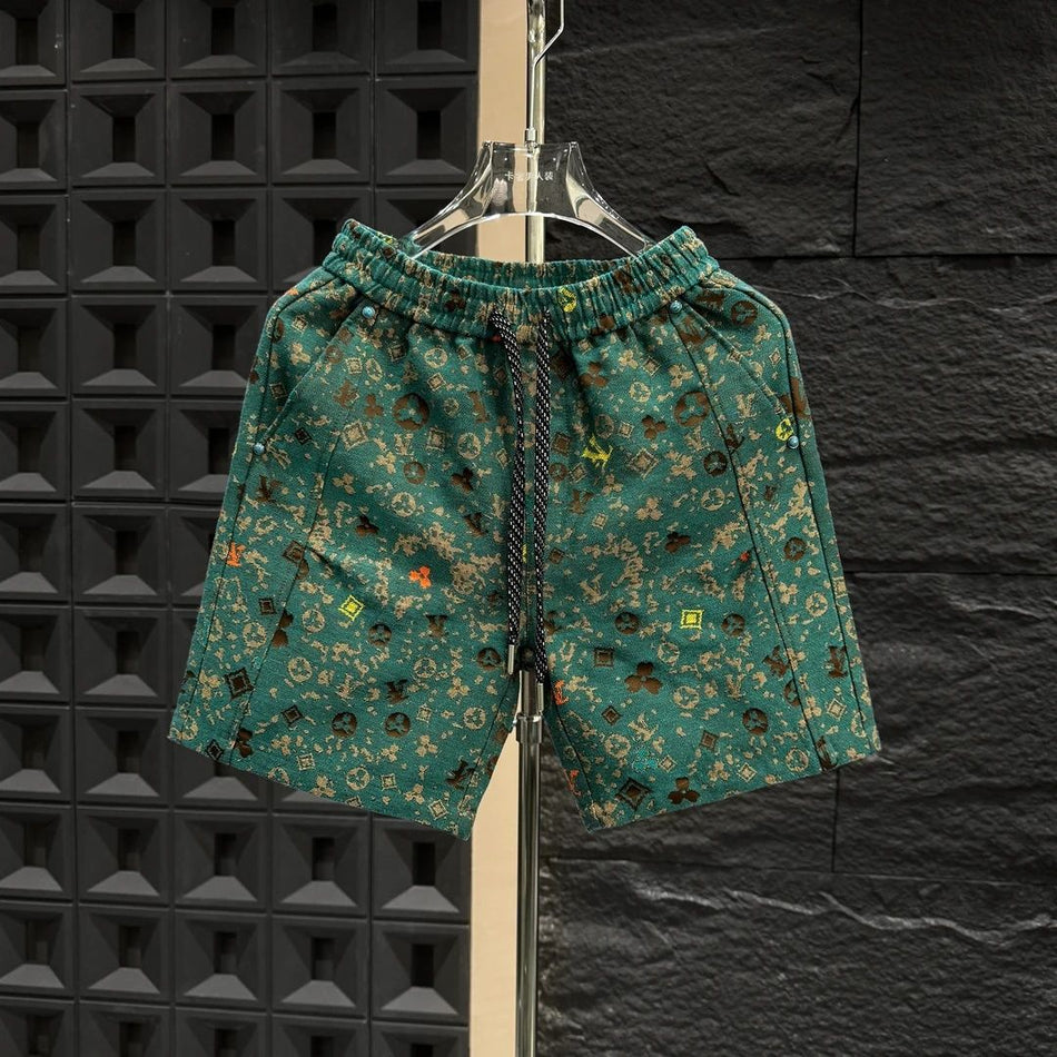 INSTOCK-Men’s Summer Retro Washed Five-Point Shorts Trendy