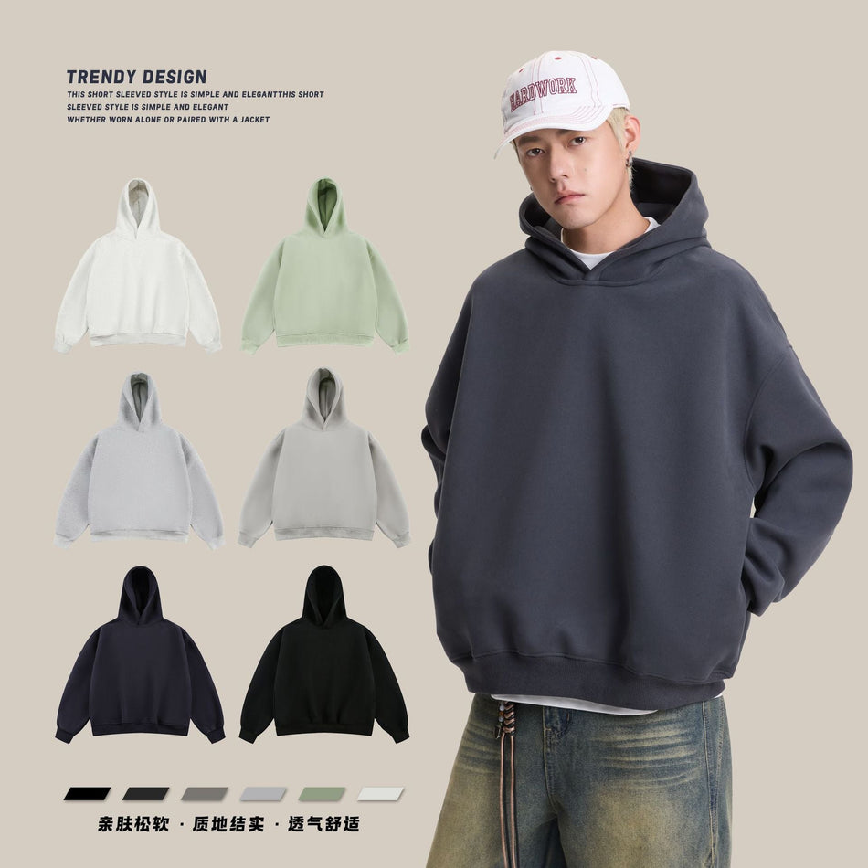 CATTEE 420g Heavy American Hooded Sweater Men Hoodie