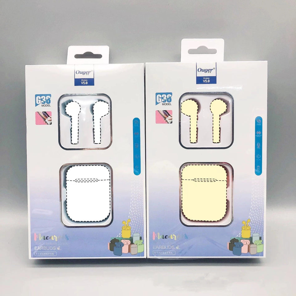 Macaron TWS Bluetooth Earbuds Stereo for Android & iPhone