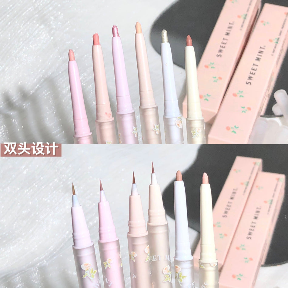 Sweet Mint Double Head Silkworm Eye Pen