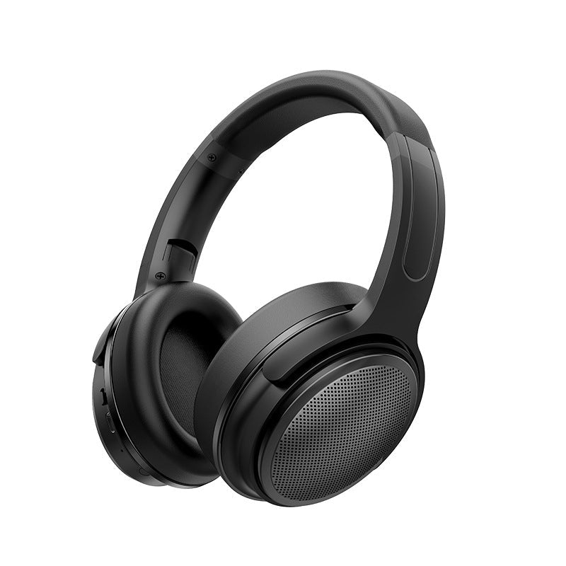 High-Fidelity Wireless Bluetooth Headset with Custom Design in Black