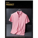 INSTOCK-Summer thin breathable lapel short-sleeved T-shirt