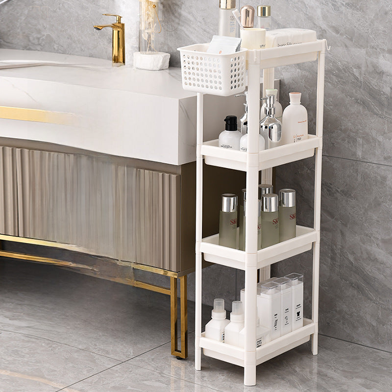 Slim Toilet Floor Rack – Multi-Layer Bathroom Storage