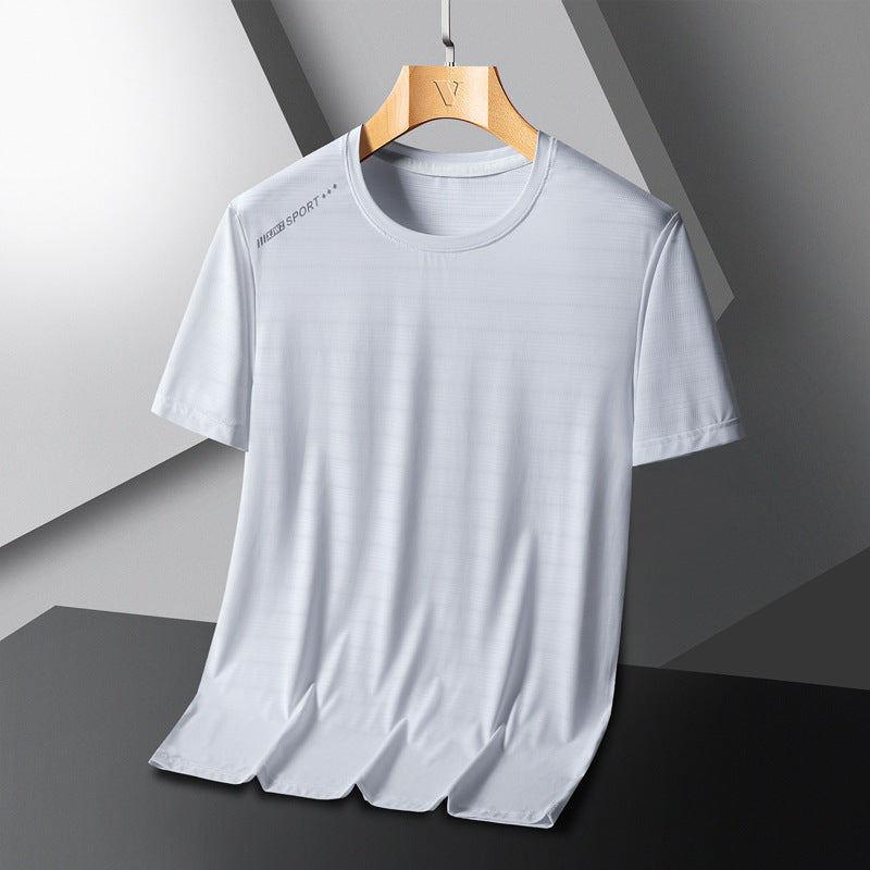 Men's Ice Silk T-Shirt | Cool Stretch Sports Tee
