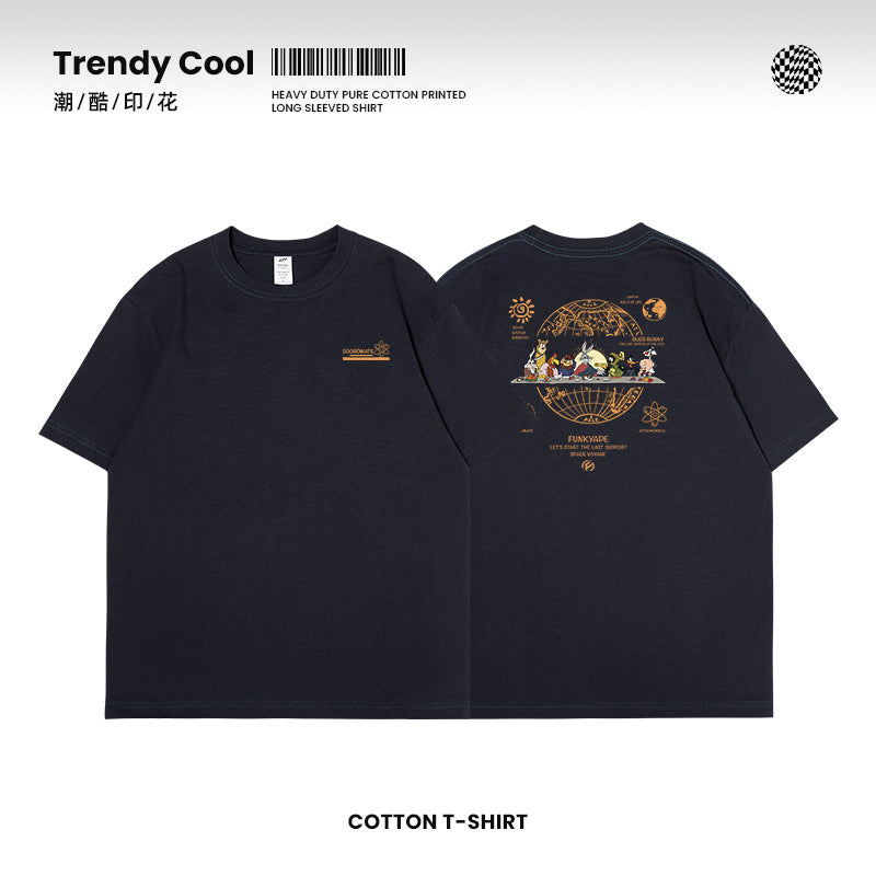 Loose Cotton Summer Tee – Lightweight & Comfortable Men’s Shirt
