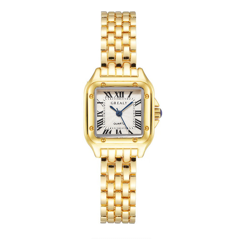 Stainless Steel Quartz Women’s Watch Trendy Business Casual