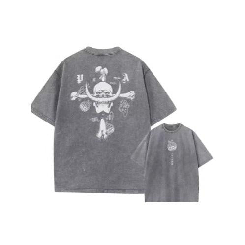 Anime One Piece Luffy Vintage Summer Casual Short Tee Shirts