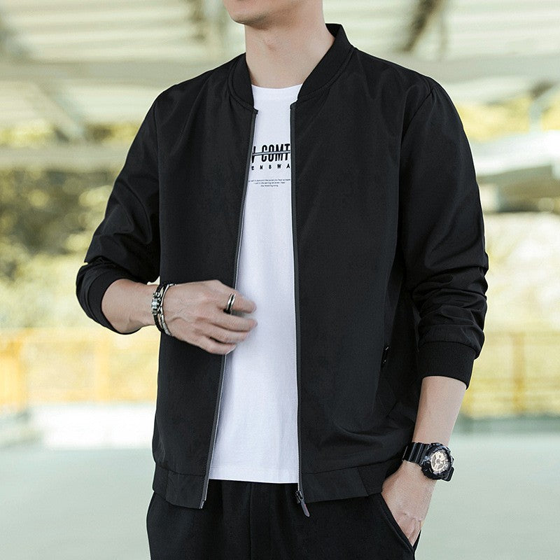 STOCK-Men’s Korean Style Spring-Fall Casual Large Size Jacket