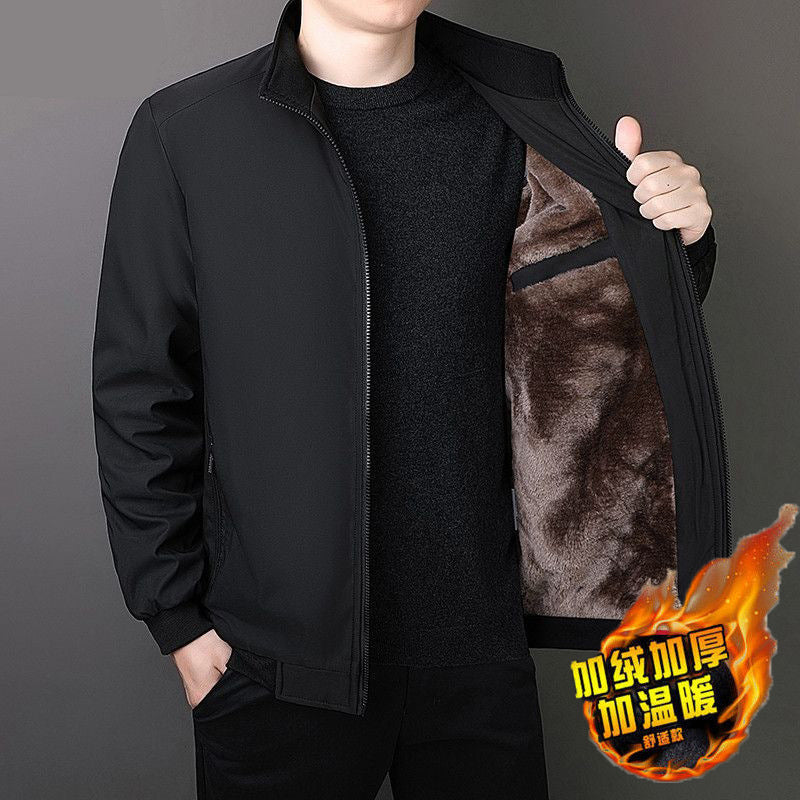Men’s Velvet Cotton Jacket – Warm Autumn & Winter Wear