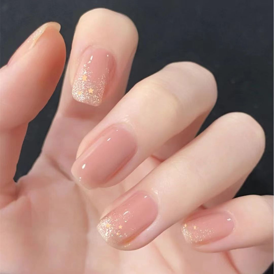 6-Bottle Nail Polish Set – No-Bake Transparent Nude Colors
