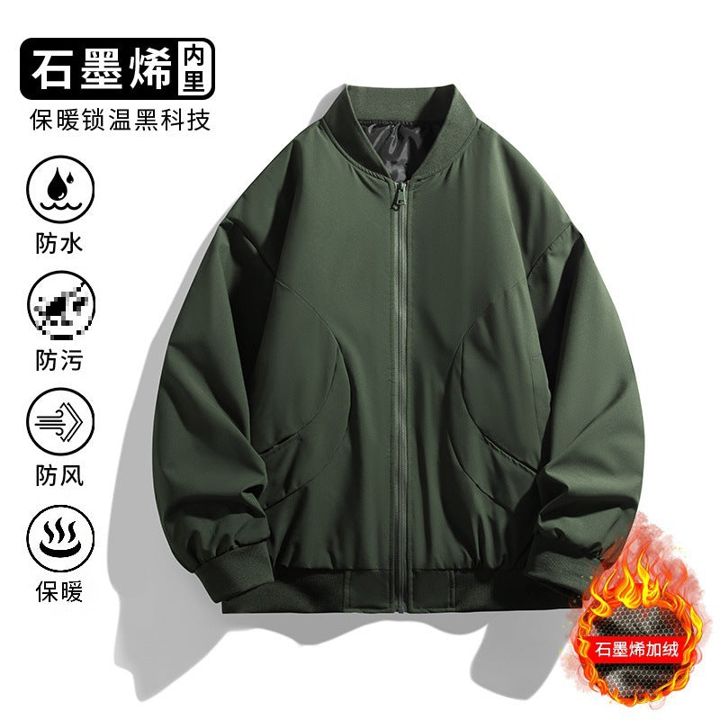 Men’s American Retro Pilot Jacket – Winter Casual Loose