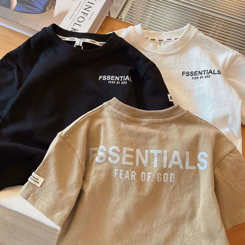 Korean Style Boys Cotton Summer Short Sleeve T-Shirt