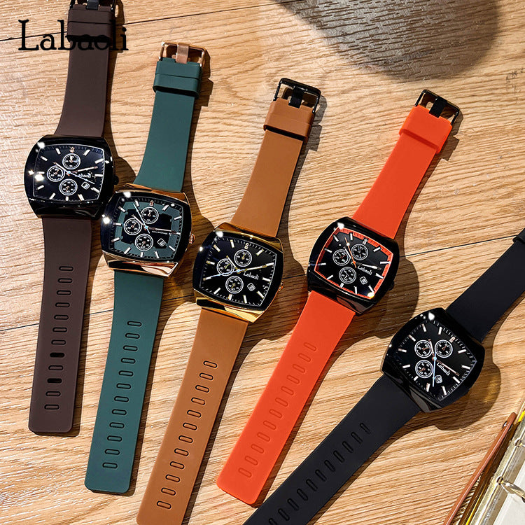Labaoli Calendar Waterproof Silicone Watch