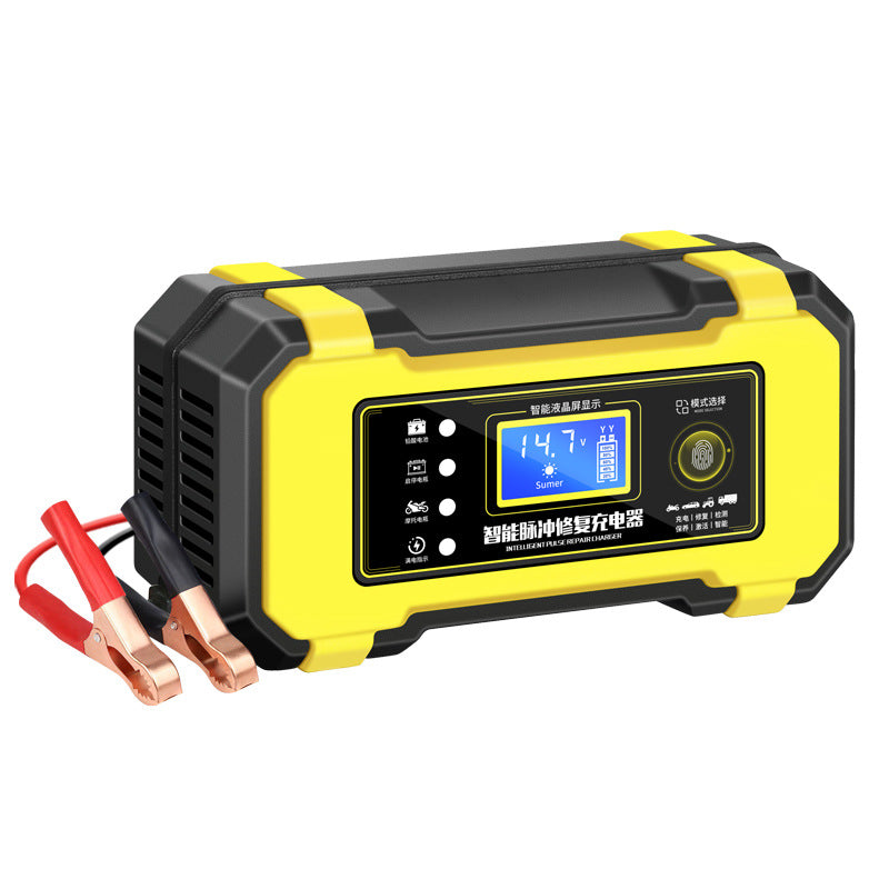 Universal 12V High-Power Motorcycle & Car Battery Charger