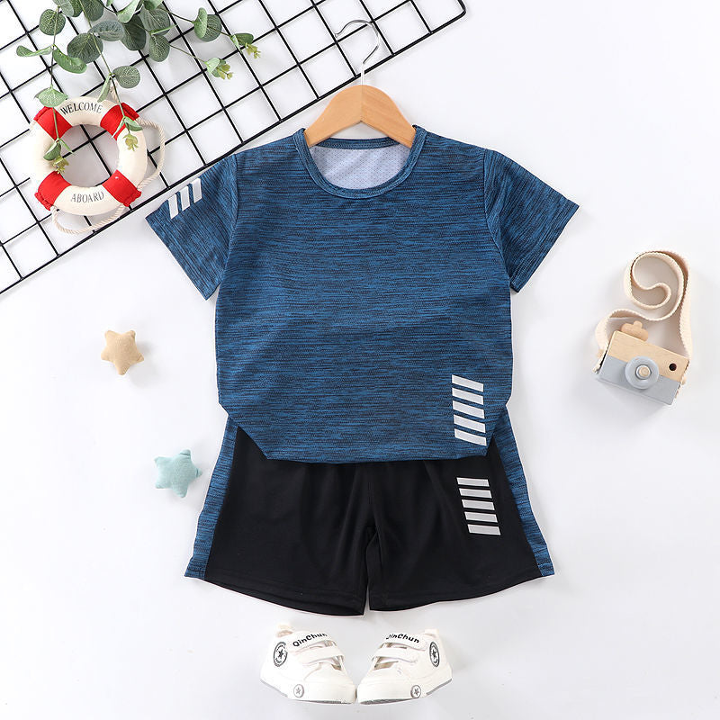 Kids' Ice Silk Sports Set – Cool & Comfy for Active Summer Days