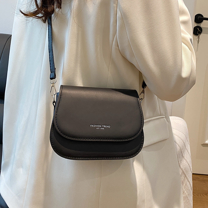 Korean Simple Saddle Square Crossbody Shoulder Bag Women New