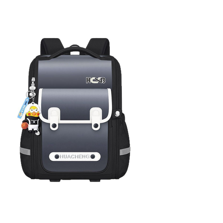 Waterproof Spine Protection School Backpack for Grades 1-6