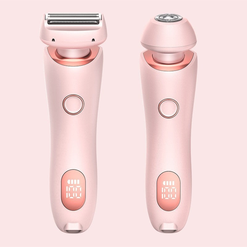 STOCK-Women’s Dual-Head Electric Hair Trimmer – Gentle & Safe