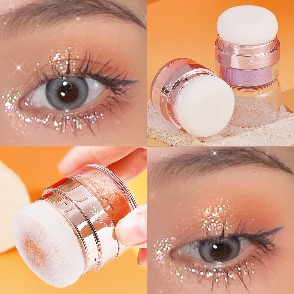 Goddess Bride Glitter Powder – Pearlescent Body & Hair Magic Dust