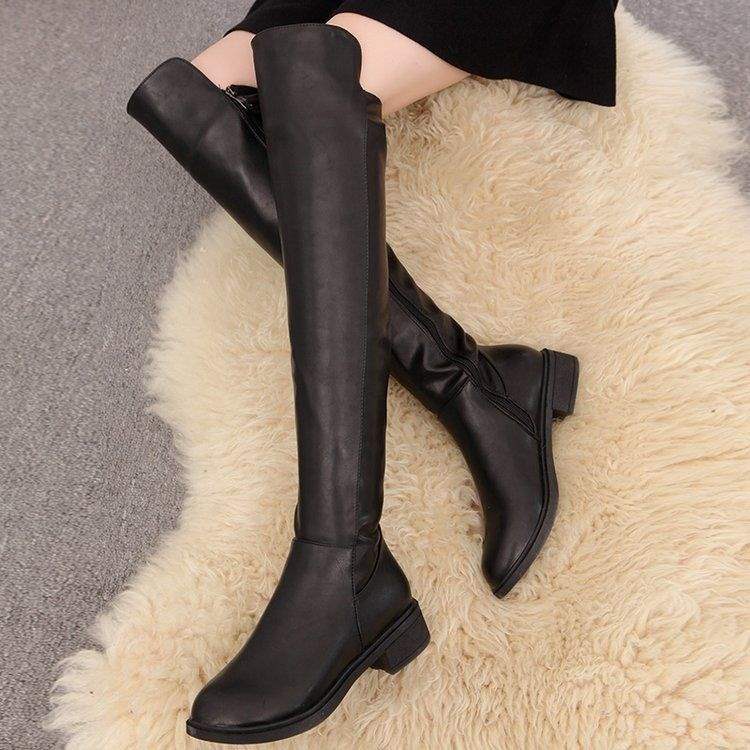 INSTOCK-Slim Over-the-Knee Boots